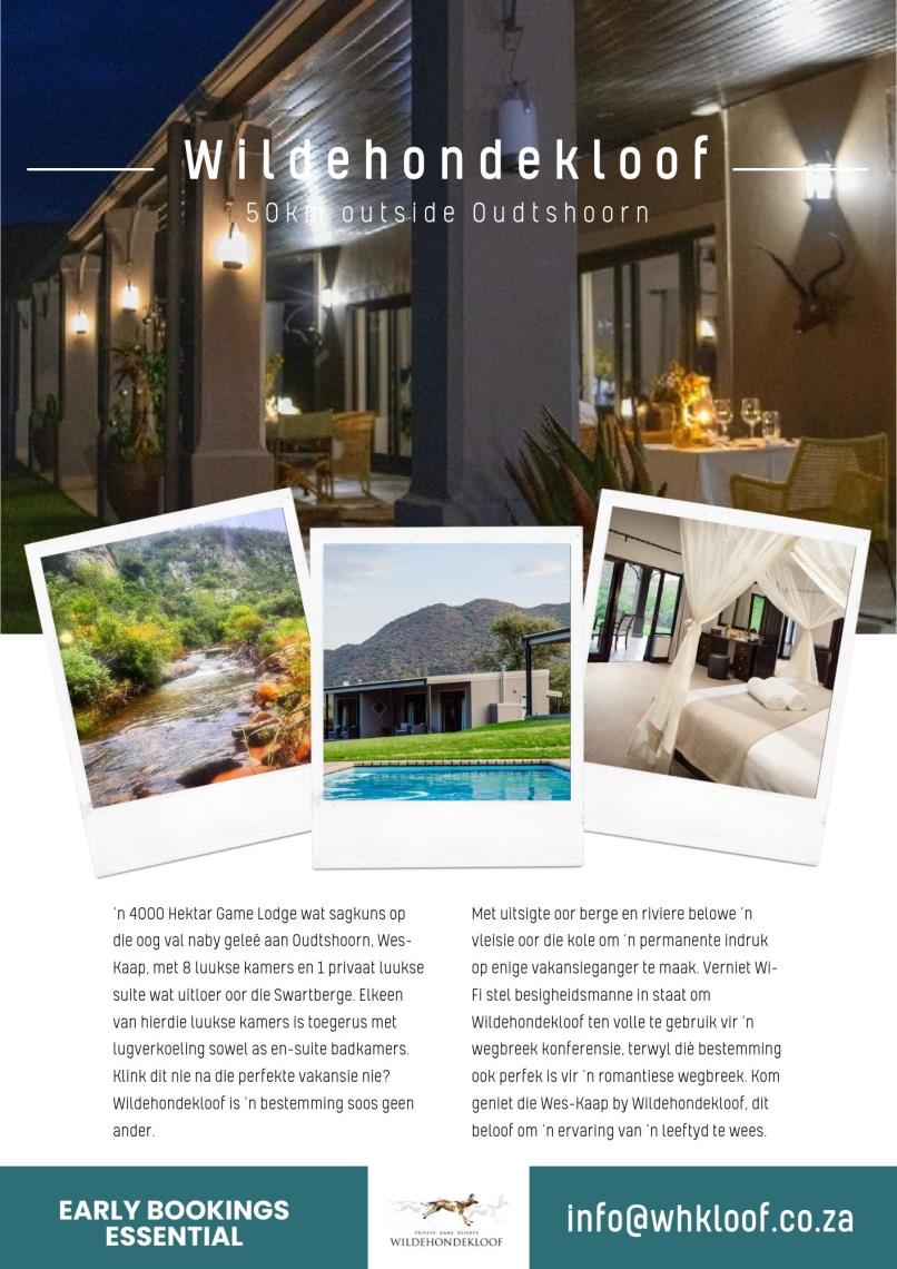 Wildehondekloof (Oudshoorn) Wes-Kaap 